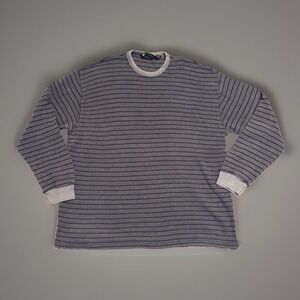 American Eagle Men's L Large Heather Grey Long Sleeve Crew Neck Sweatshirt